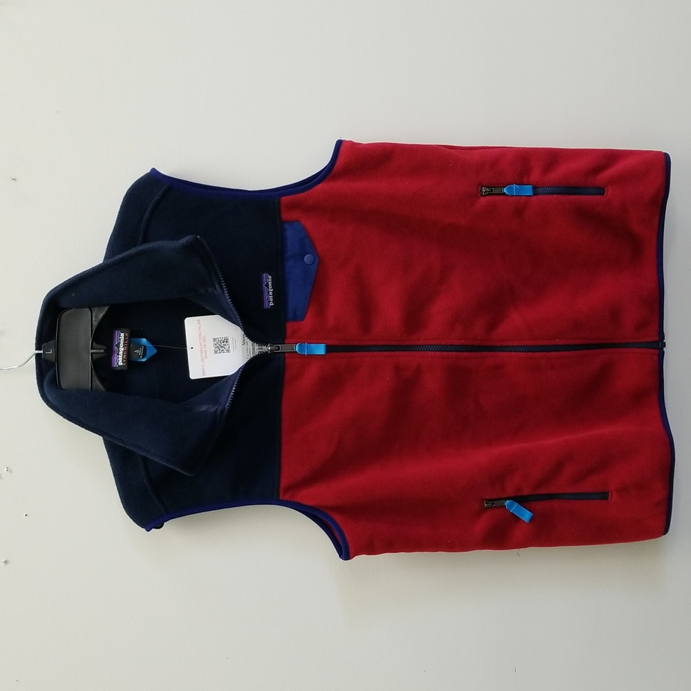 Patagonia men's lightweight synchilla snap-t vest NWT